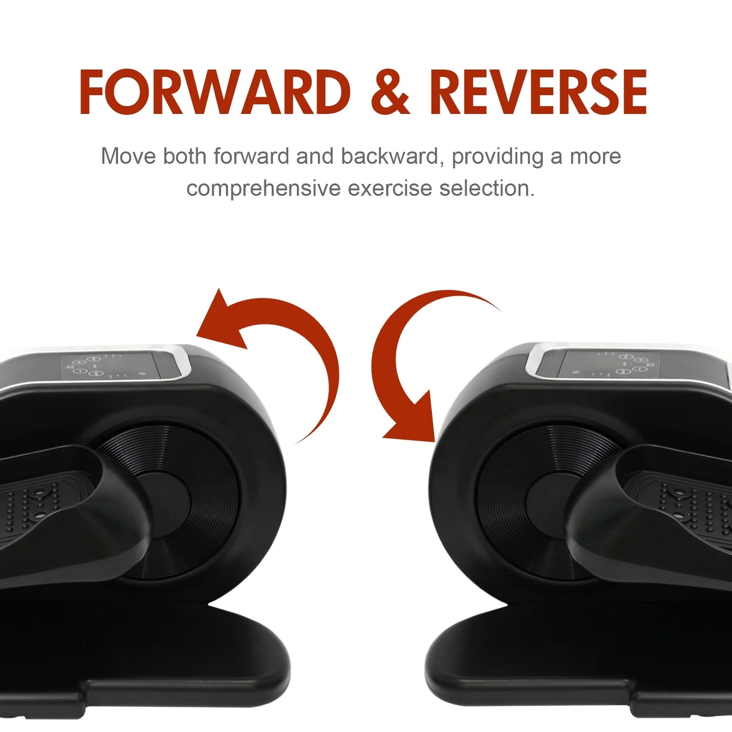 under Desk Elliptical, Portable Seated Elliptical with Remote Control, 12 Adjustable Speeds Ellipse Leg Excerciser, Dual Modes Elliptical Machine for Seniors