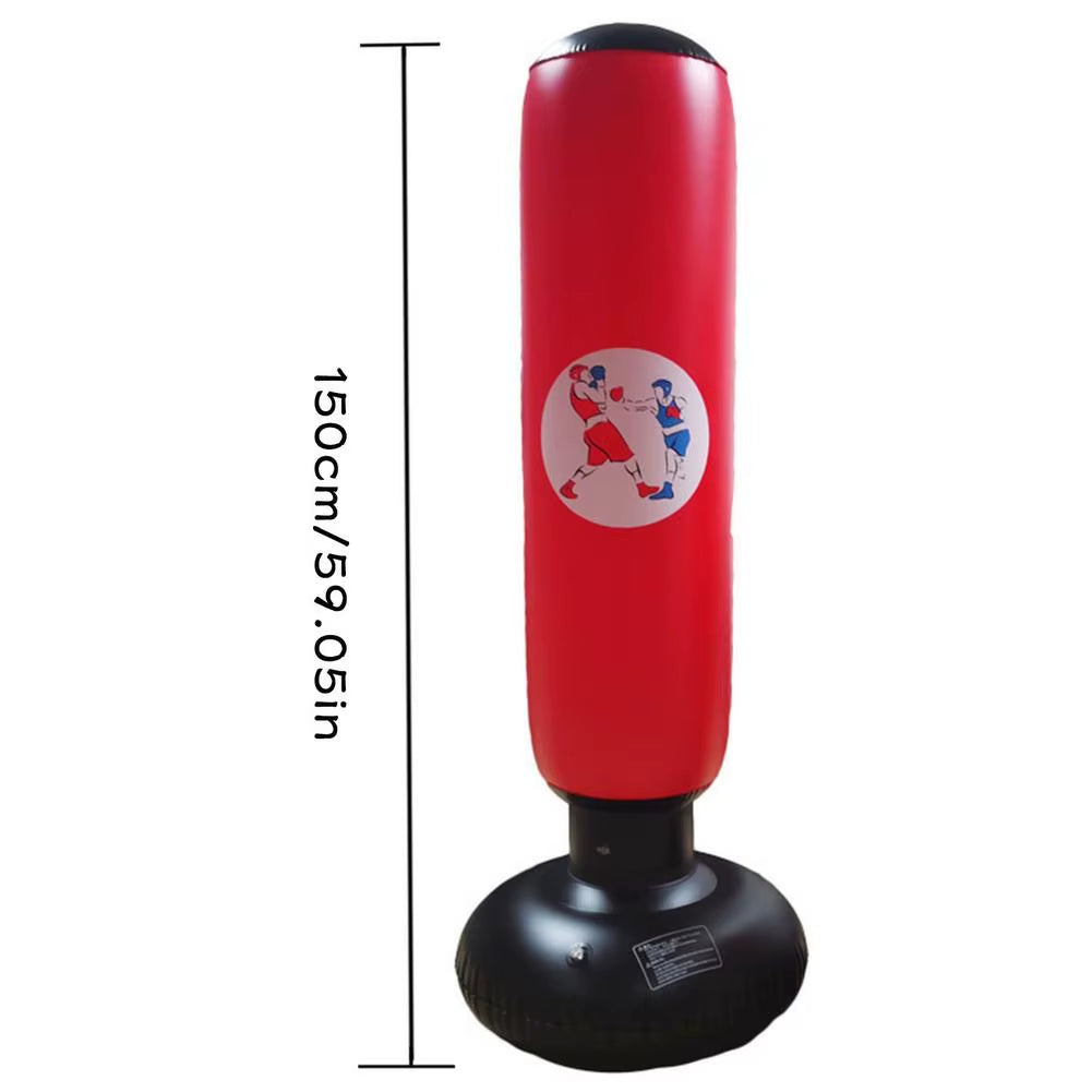 Home Boxing Punching Bag Sandbag Iatable Boxing Column Tumbler Sandbag Kick Martial Arts Training Equipment