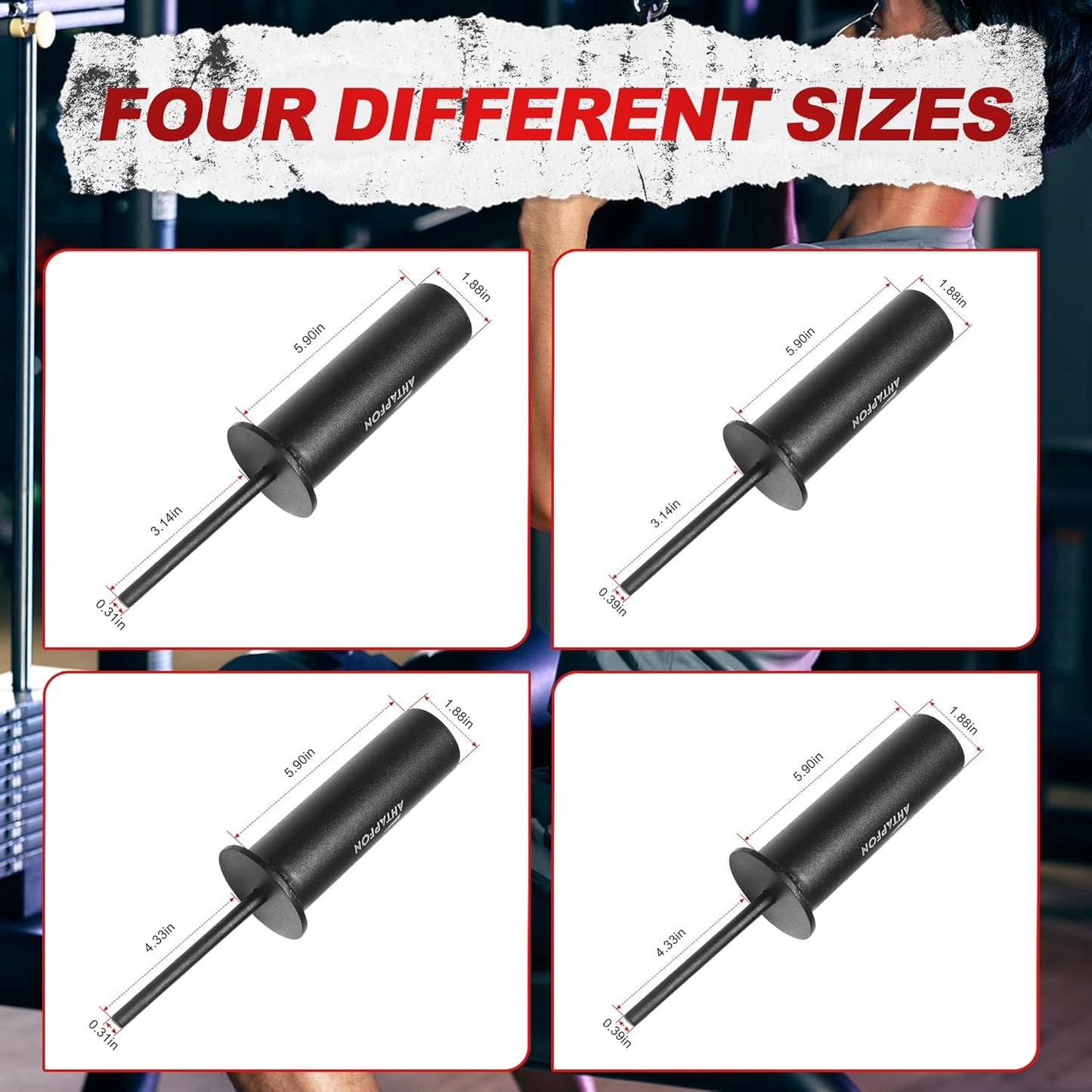 Weight Stack Pin Extender for Cable Exercise Machines Gym and Home Fitness