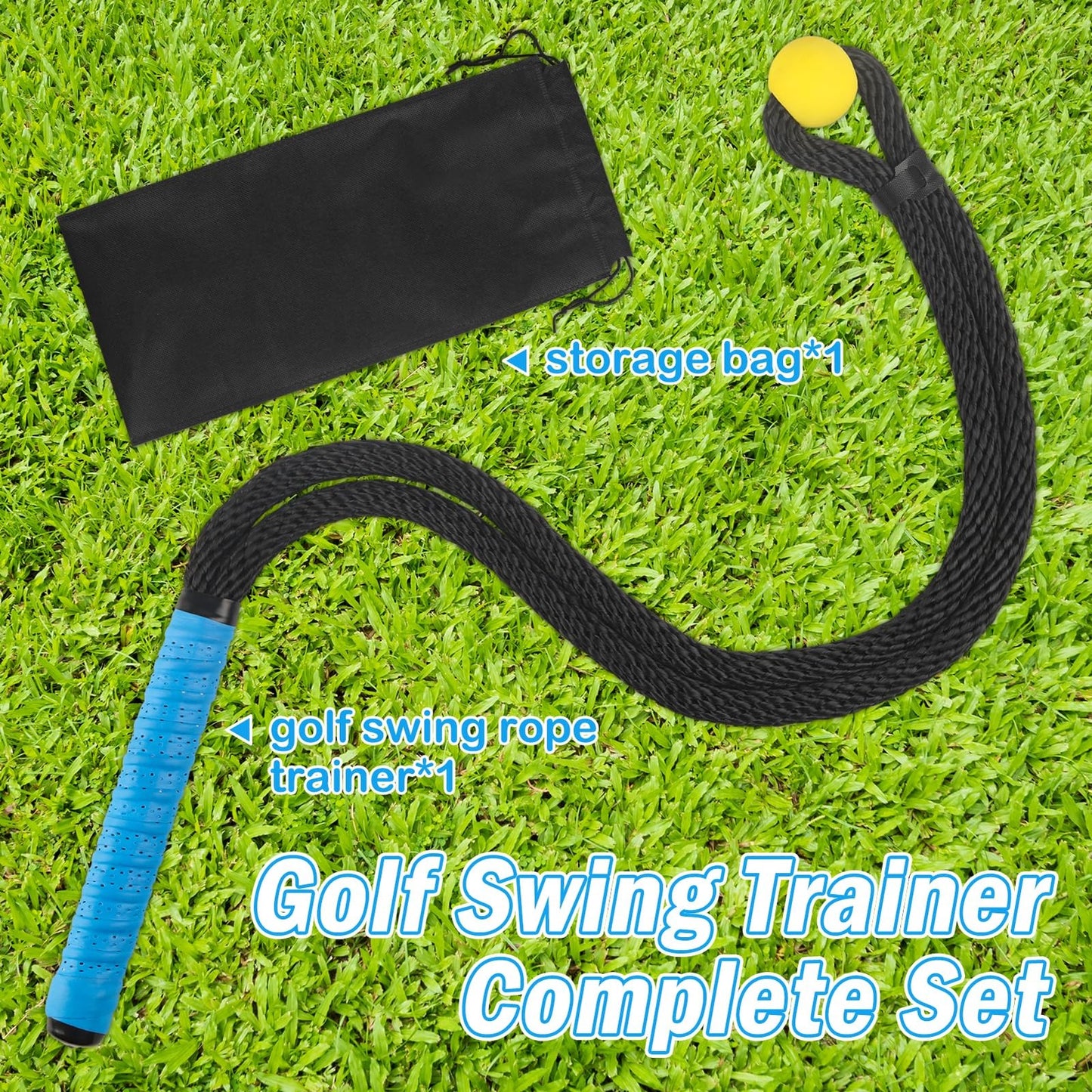 Heavier Premium Golf Rope Swing Trainer, Professional Golf Swing Rope Trainin...