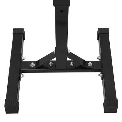 ZENY Pair of Adjustable Barbell Rack Stand Squat Bench Press Home GYM Weightlifting Fitness Exercise