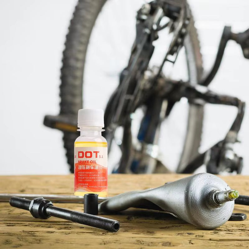 Dot 5. 1 Hydraulic Fluid Dot 5.1 Hydraulic Fluid for Stable Performance Road Bikes Mountain Bikes Bikes Braking Oil for Smooth