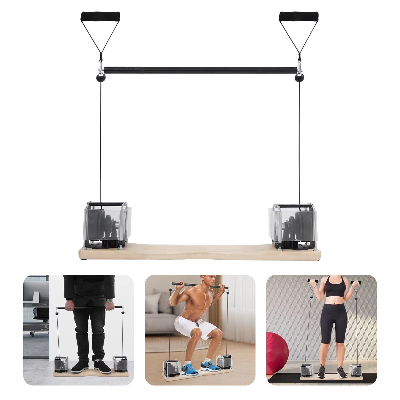 Gym Strength Training Equipment 75*17.5*18Cm Home Exercise Equipment 7-17Kg Resistance Range Strength Training Tool for Homes Gy