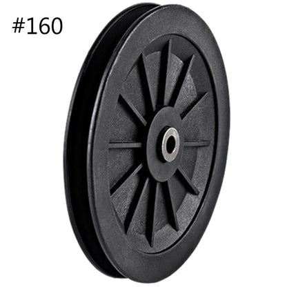 1Pc Nylon Bearing Pulley Wheel round Fitness Pulley Wheel Bearing Replacements Gym Equipment Parts for Fitness Equipment