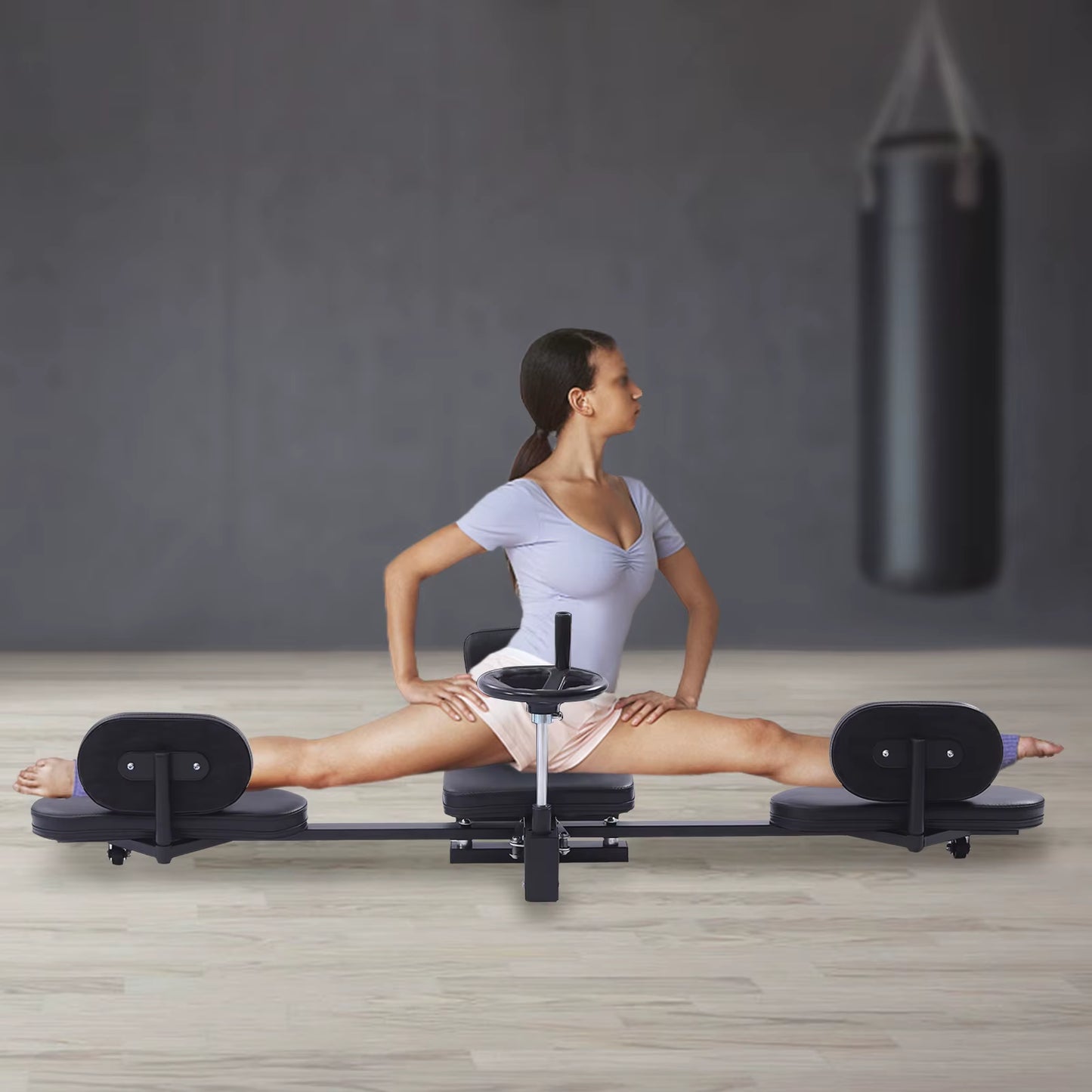 Heavy Duty Leg Stretcher Machine Gymnastics Yoga Splits Leg Stretching Flexibility MMA Home Gym Training Fitness Equipment
