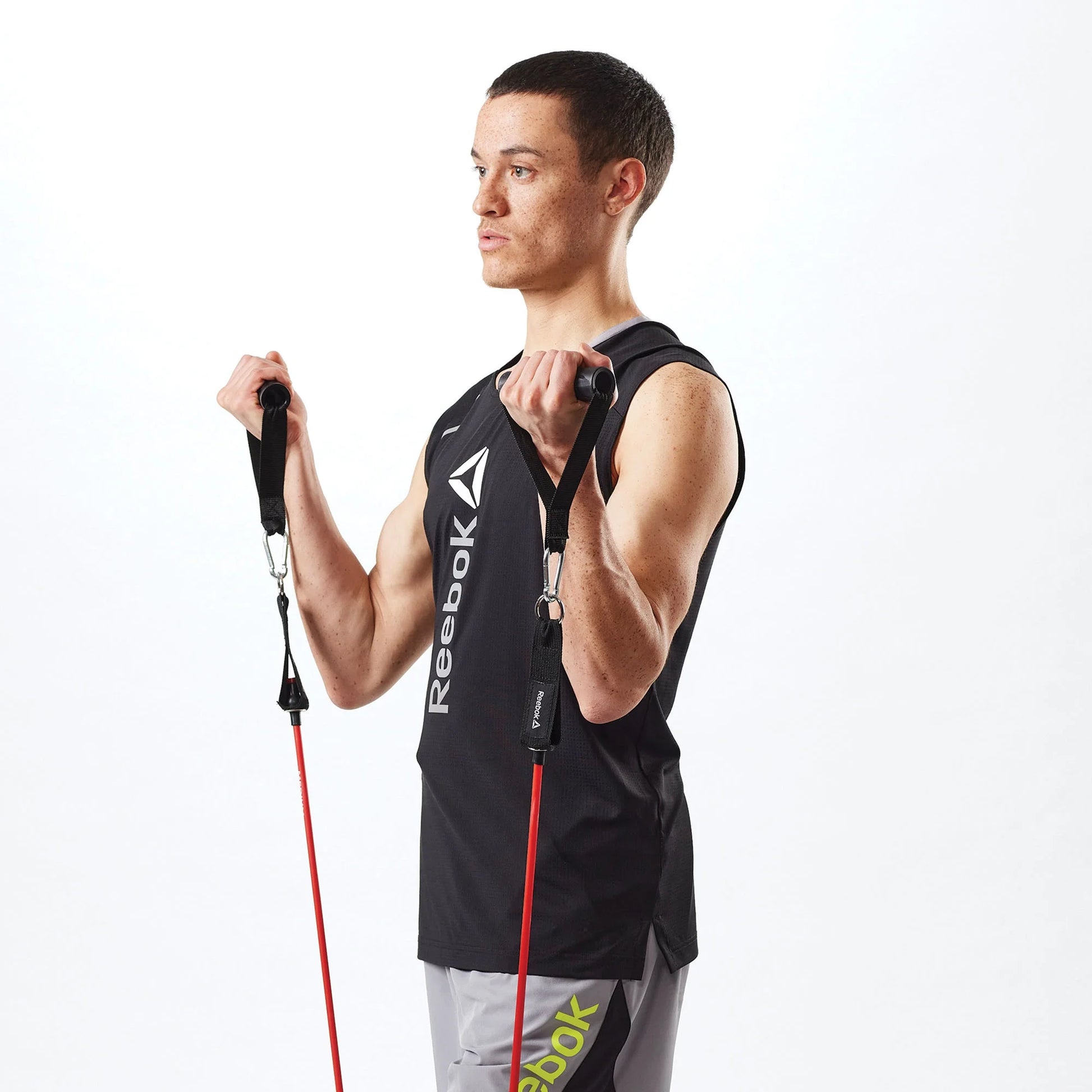 (2 Pack)  Delta Sure Grip Resistance Cord, Light Level - Ultra Heavy Level , Interchangeable Tubing