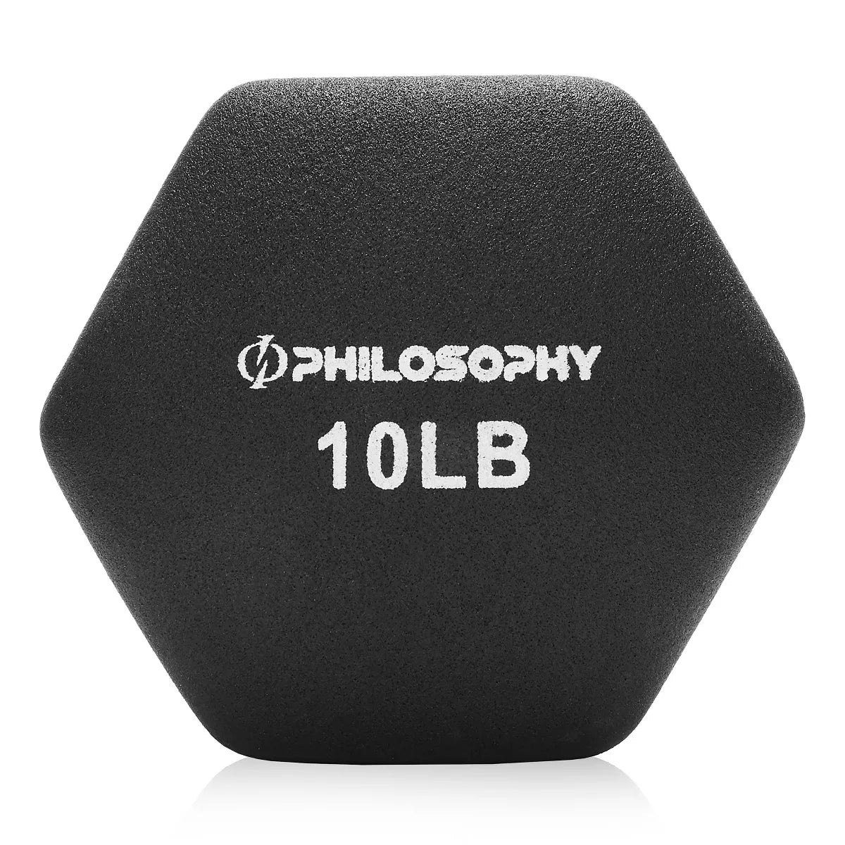 Philosophy Gym Set of 2 Neoprene Dumbbell Hand Weights, Hexagon Shape