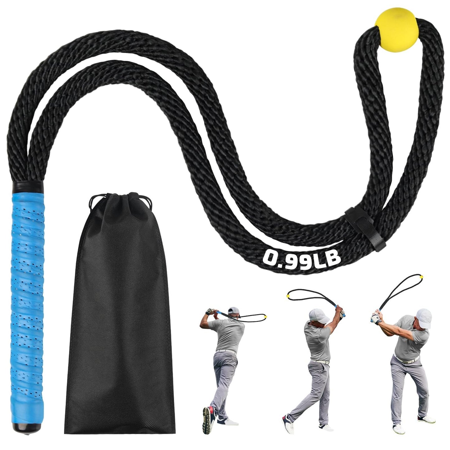 Heavier Premium Golf Rope Swing Trainer, Professional Golf Swing Rope Trainin...