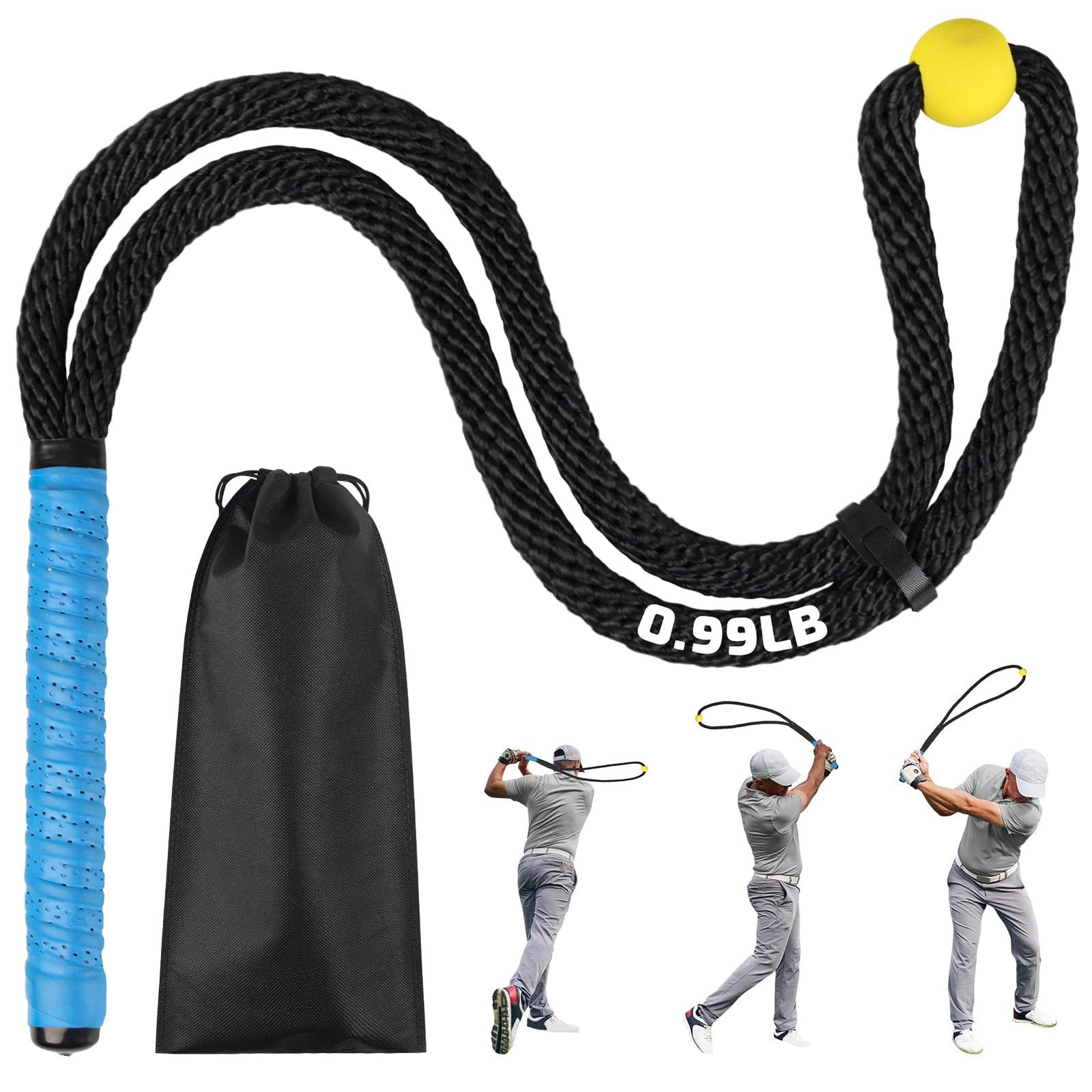 Heavier Premium Golf Rope Swing Trainer, Professional Golf Swing Rope Trainin...