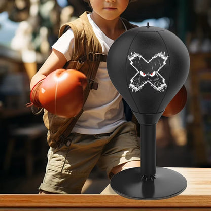Desktop Punching Bag Boxing Training Punching Bag with Suction Cup Desk Boxing Punch Ball Portable Speed Bag for Kids Adults