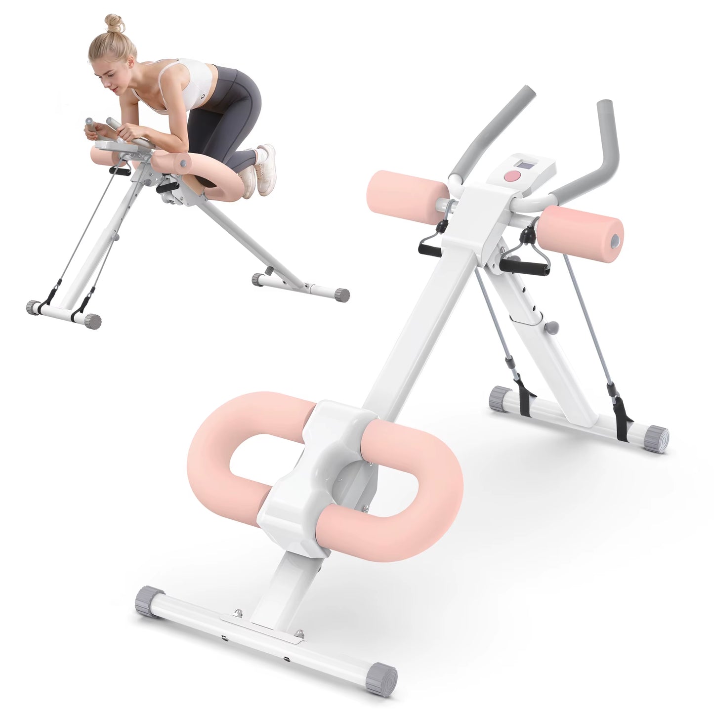 Warmounts Ab Trainer Core Workout Machine Exercise Equipment Abs Workout Gear Home Gym Fitness Equipment Crunch Trainer