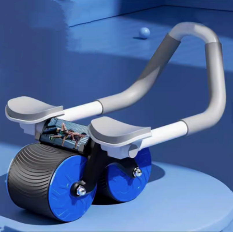 Beginner'S Automatic Rebound Belly Wheel Fitness Equipment