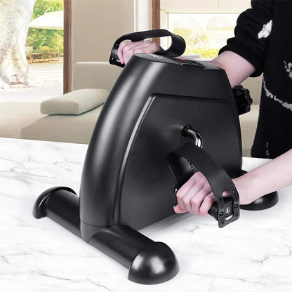 Mini Multi-Function Stepper, Exercise Bike, Digital under Desk Bike with LCD Screen Display, Pedal Exerciser Peddler for Leg Arm and Knee for Elderly