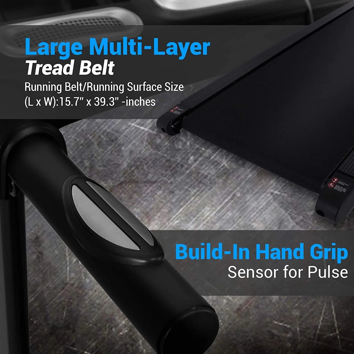 Foldable Treadmill Home Fitness Equipment with LCD for Walking & Running. 12 Mph