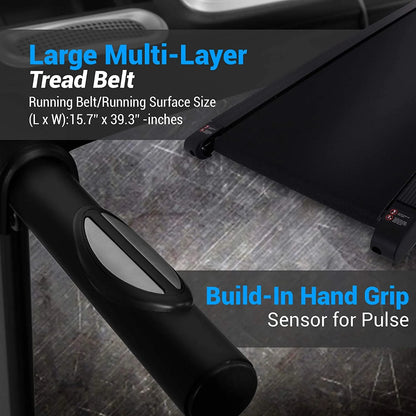 Foldable Treadmill Home Fitness Equipment with LCD for Walking & Running. 12 Mph