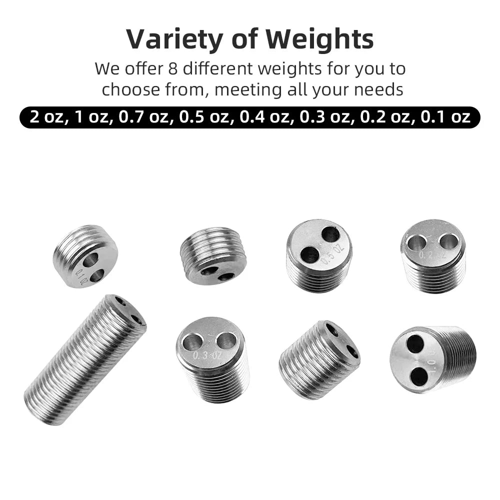 For Predator Cue Weight Bolts Kit - Billiard Cue Weight Adjustment Accessory Pool Cue Weight Tuning Kit Detachable Handle Tool