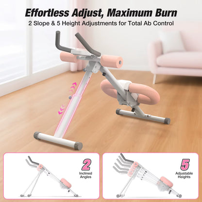 Warmounts Ab Trainer Core Workout Machine Exercise Equipment Abs Workout Gear Home Gym Fitness Equipment Crunch Trainer