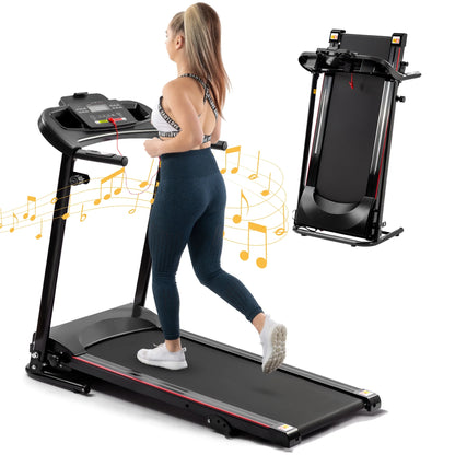 2.5HP Folding Treadmills for Home with Bluetooth & Incline, Portable Running Machine Electric Compact Treadmills Foldable for Exercise Home Gym Fitness Walking Jogging