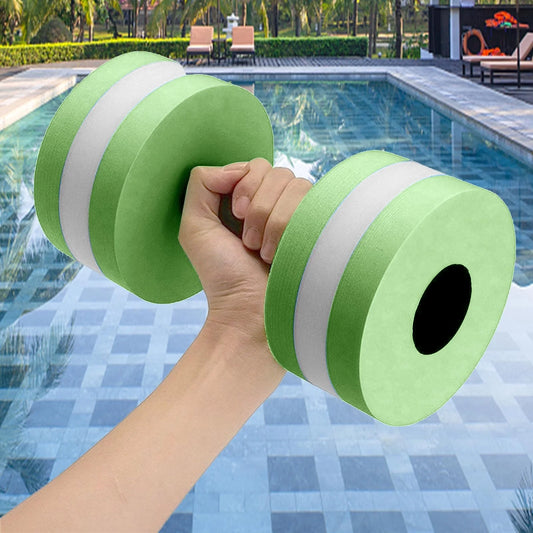 Dumbbell Set, Water Dumbells Pool Resistance, Water Fitness Equipment Foam Dumbbell, Water Aerobics Fitness Equipment for Weight Loss