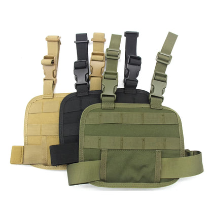 1000D Drop Leg Platform MOLLE Adjustable Leg Plate Leg Ammo Bag Magazine Bag Adjustable Thigh Strap Pouch