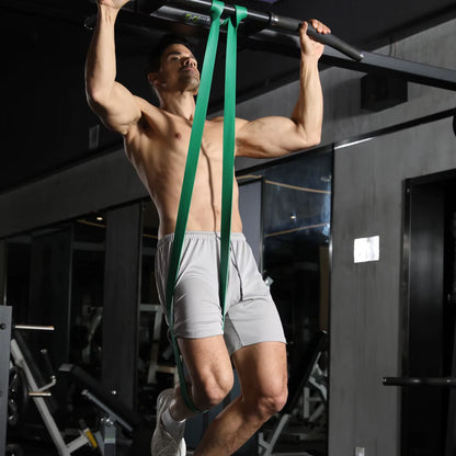 7 Packs Pull up Assist Bands Set Resistance Loop Bands Powerlifting Workout Exercise Stretch Bands with Door Anchor Foam