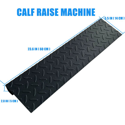 Heavy Duty Steel Extra Wide Slant Board Calf Raise Platform Non-Slip Squat Wedge Calf Stretcher for Fitness Squat and Weightling
