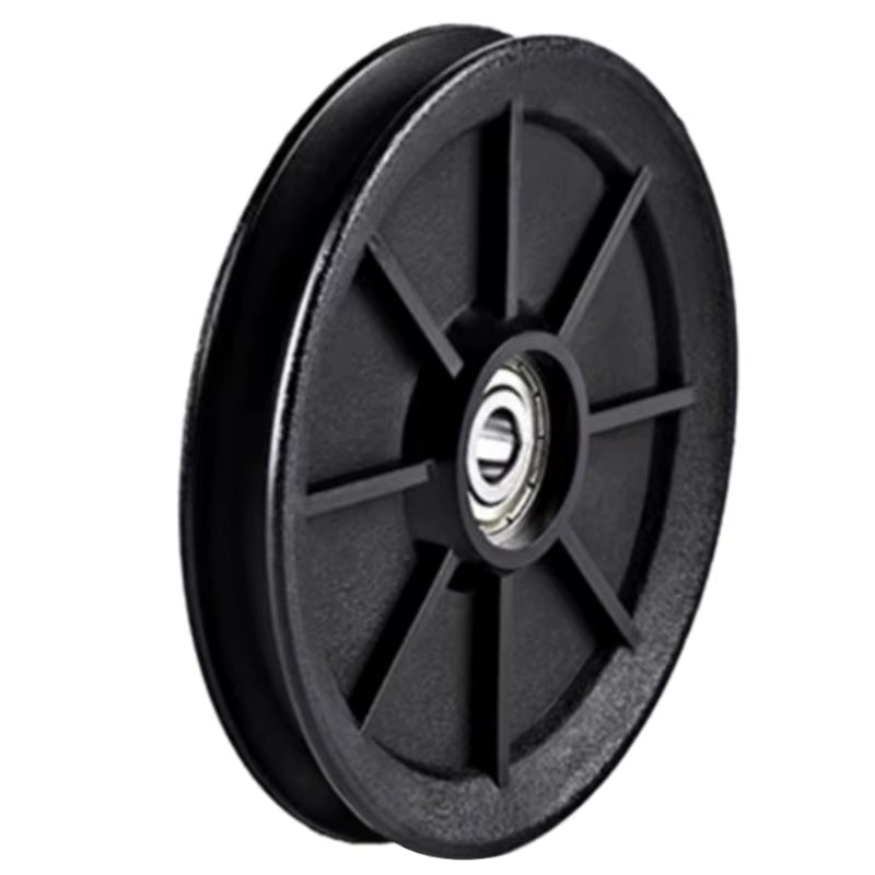 1Pc Nylon Bearing Pulley Wheel round Fitness Pulley Wheel Bearing Replacements Gym Equipment Parts for Fitness Equipment