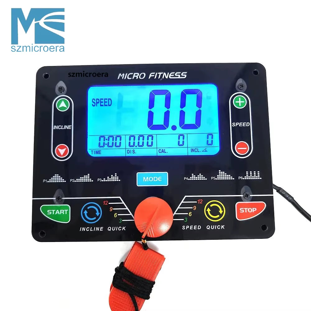 Universal Treadmill Circuit Board, Console Display, Treadmill Control Board Controller, General Use, 1HP-2HP/4.0HP Motor