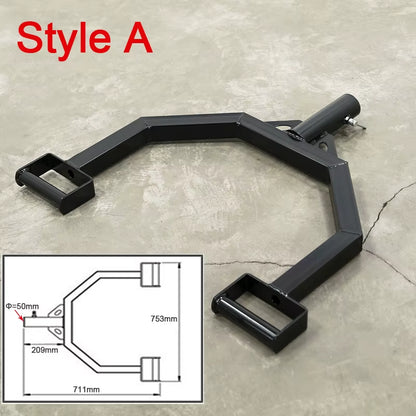 Fitness Heavy Duty Barbell Shoulder Press Attachment for Home Gym Strength Training Deadlift Squat Workout Rack Equipment