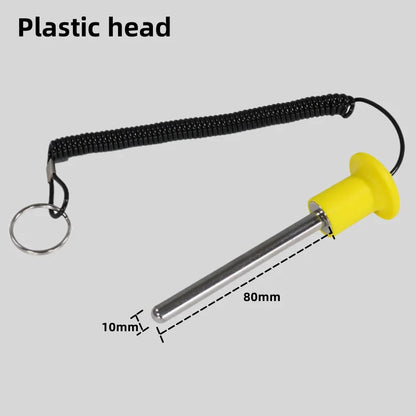 Magnetic Weight Pin Universal Weight Stack Replacement Selector Key Weight Machine Detent Pin with Reinforced Steel Wire Lanyard