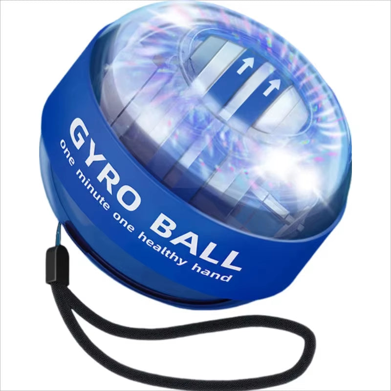 Self-Starting Multi-Functional Forearm Exerciser Power Ball Wrist Booster Trainer Hand Strength Grip Light-Up Strengthener