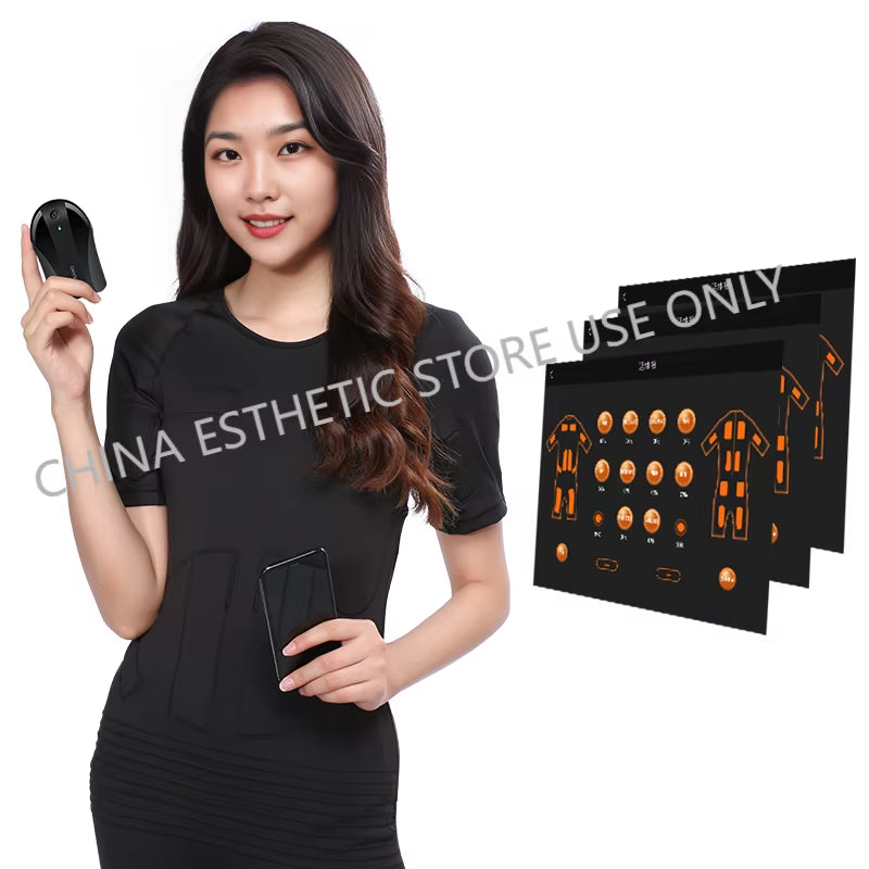 New Gym Ems Suit Wireless Fitness Ems Fitness Equipment Suit Gym Wireless Fitness Equipment Muscle Training Suit