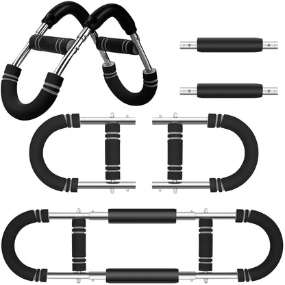 Twister Arm Trainer, 66-110Lb Adjustable Chest Workout Equipment, Chest Trainer for Men, Portable Detachable Spring Resistance Home Fitness Equipment for Enhancing Upper Body Muscle, Gray
