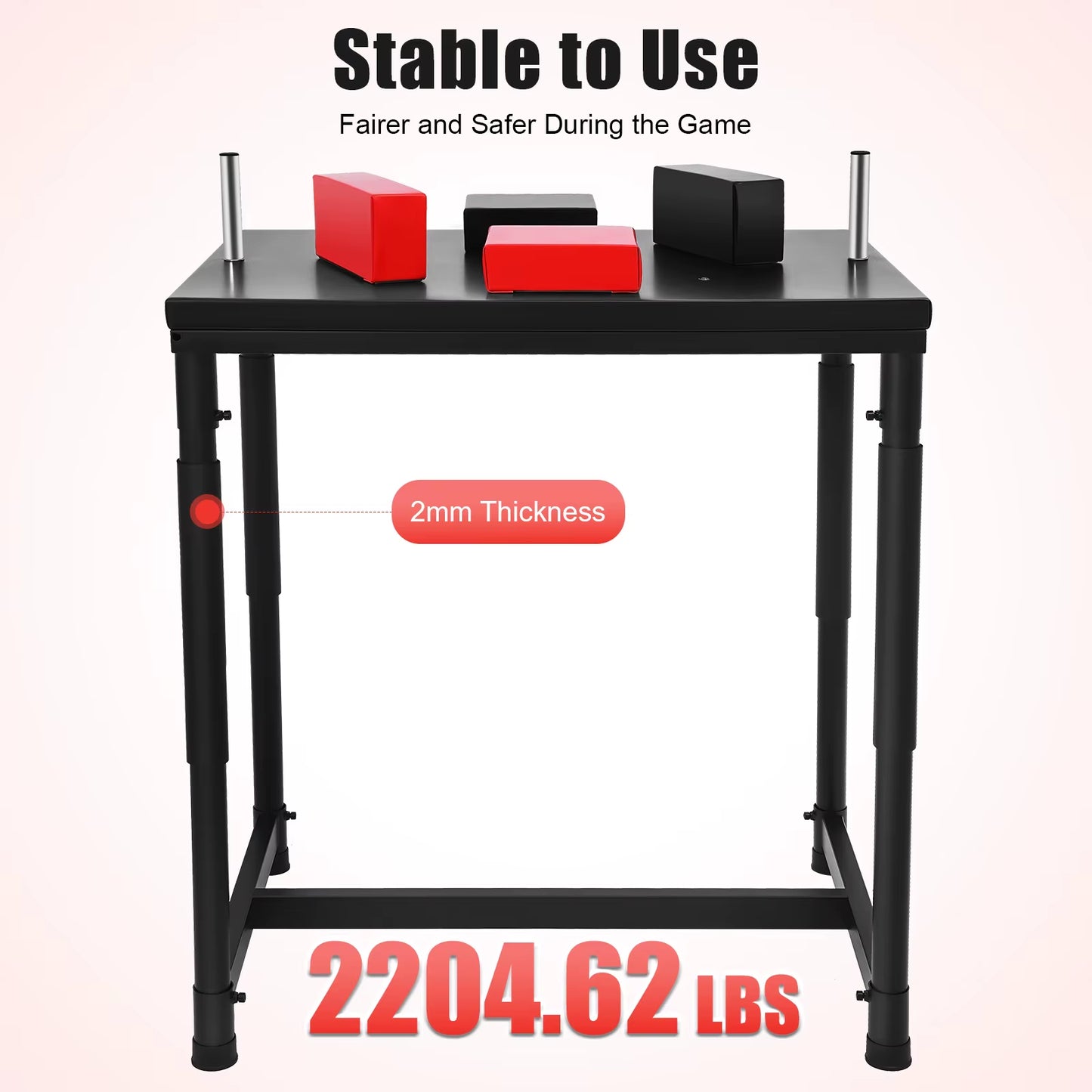 Professional Arm Wrestling Battle Table Carbon Steel Arm Wrestling Equipment Exercise Tools