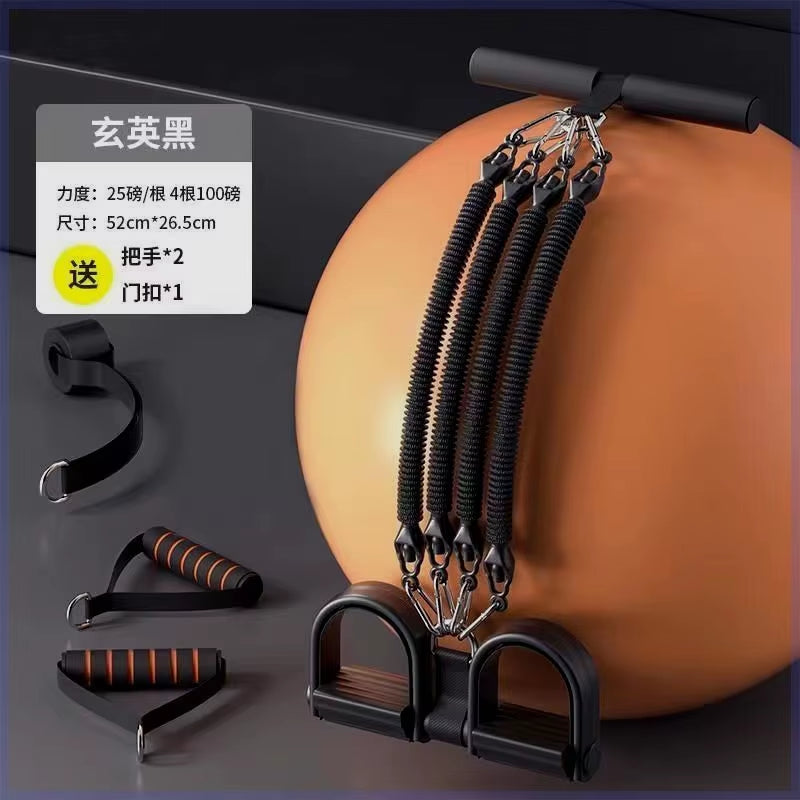 Pedal Tension Rope Abdominal Strength Elastic Rope Home Multi-Functional Fitness Resistance Band Exercise Fitness Equipment