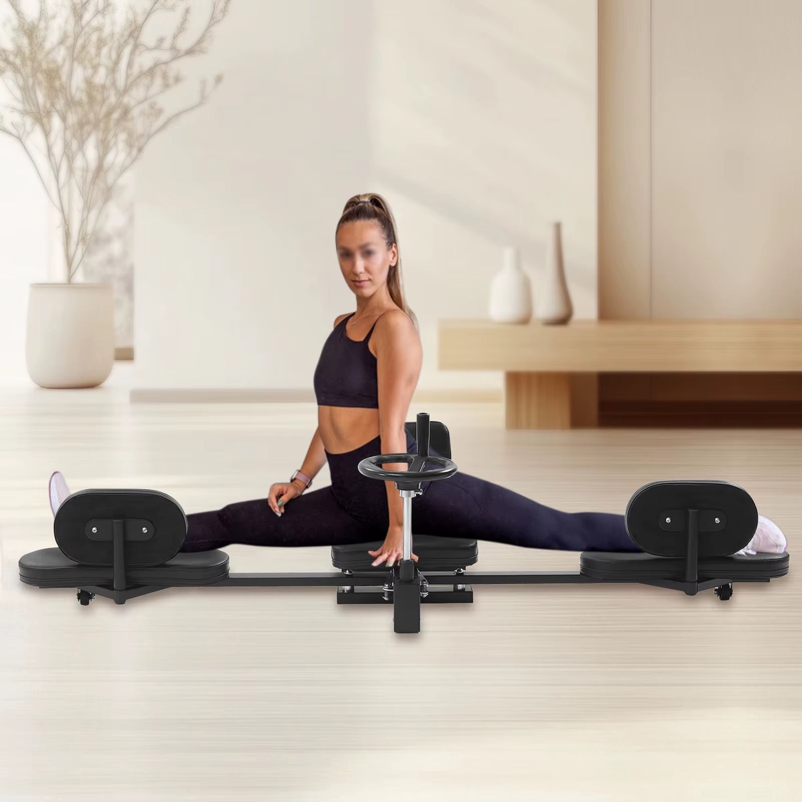 Leg Stretch Machine for Dancers, Heavy Duty Steel Frame Equipment Splits Machine for Home Gym Split Machine Training Fitness