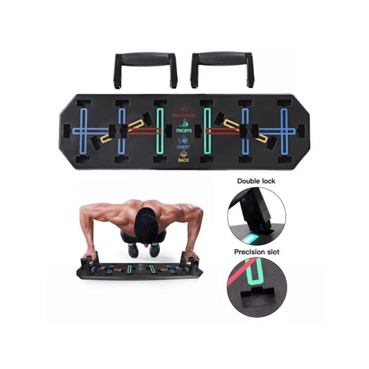 10 in 1 Push up Rack Board System Fitness Workout Train Gym Exercise
