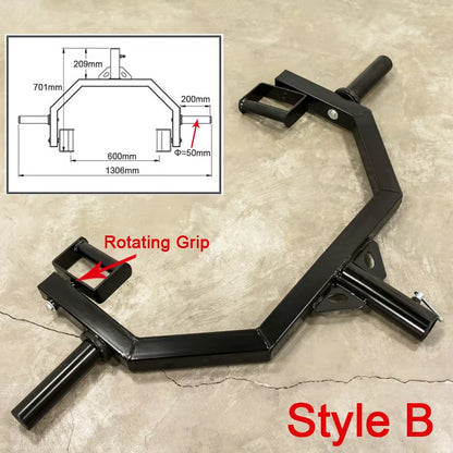 Fitness Heavy Duty Barbell Shoulder Press Attachment for Home Gym Strength Training Deadlift Squat Workout Rack Equipment