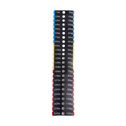 Weight Stack Labels Weight Identification Classification for Gym Equipment Sporting Goods Strength Training Machine Attachments