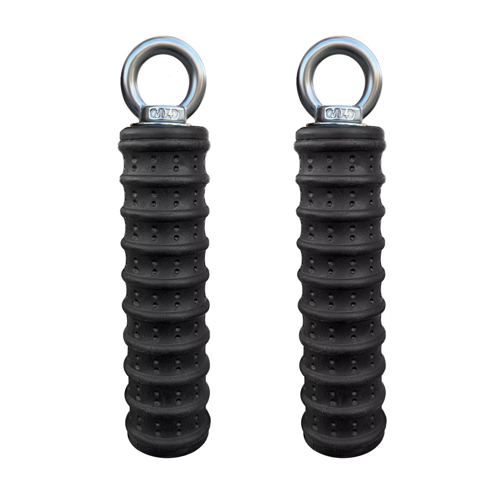 Ergonomic Triceps Rope Pull down Attachment Anti-Slippery Natural Rubber Grip Non-Slip Handle DIY Pulley Cable Attachment