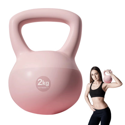 Women Kettlebell Weights 4.4 Lb Wide Grip Kettlebell Strength Training Kettlebells for Full Body Workout Weightlifting Training