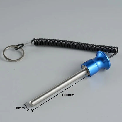 Magnetic Weight Pin Universal Weight Stack Replacement Selector Key Weight Machine Detent Pin with Reinforced Steel Wire Lanyard