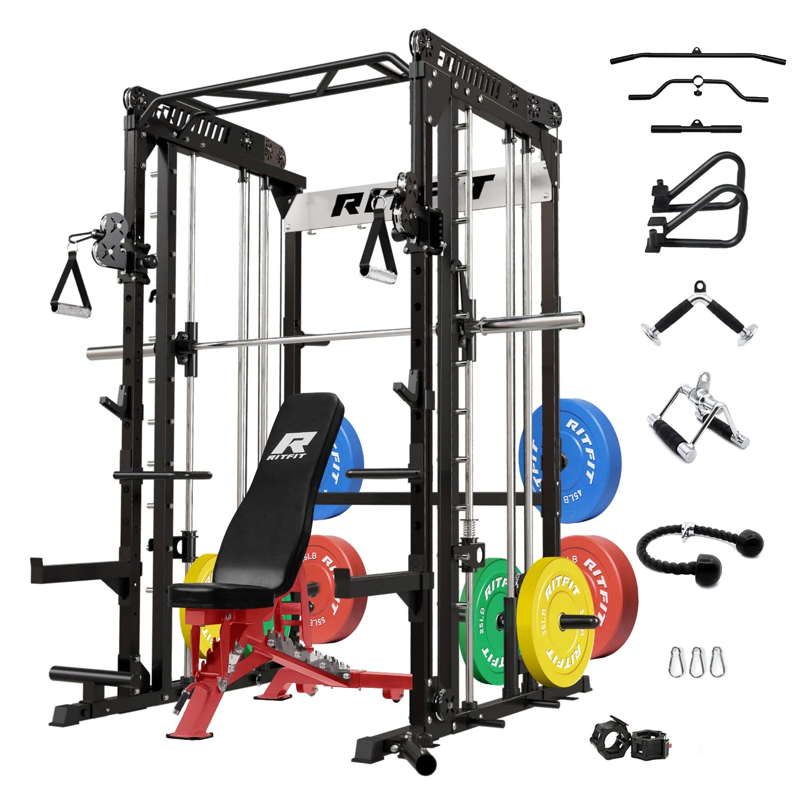 M1 PRO Smith Machine Home Gym Package Comprehensive All-In-One Workout System