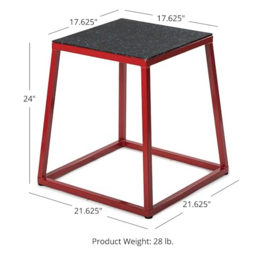Produty 24 Plyometric Box Set with Antislip Surface for Highintensity Home Gym Workouts Ideal for Strength Training Jump Exerci