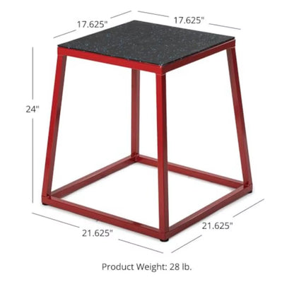 Produty 24 Plyometric Box Set with Antislip Surface for Highintensity Home Gym Workouts Ideal for Strength Training Jump Exerci