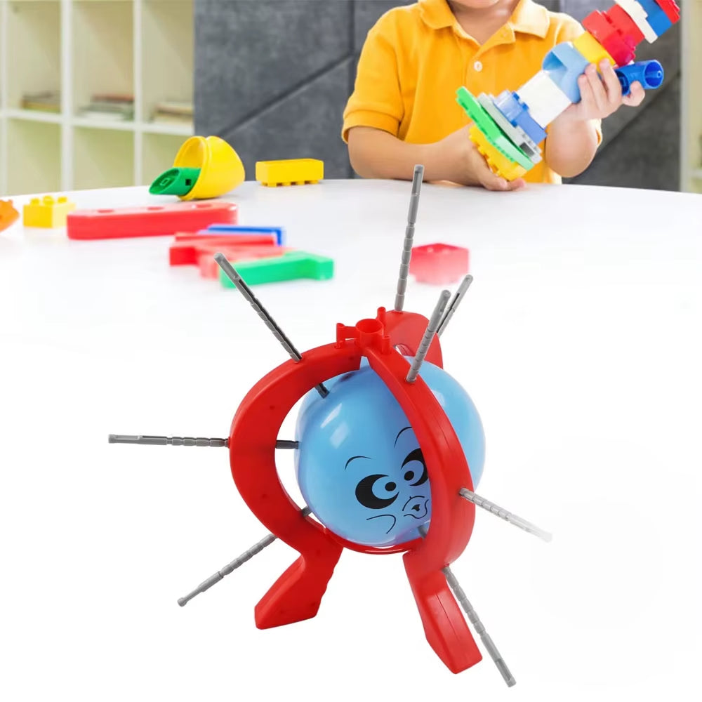 1 Set Tabletop Balloon Game,Spike Toy Board Game, Prank Explode Balloon Interactive Trick, Gag Toys for Family Gathering