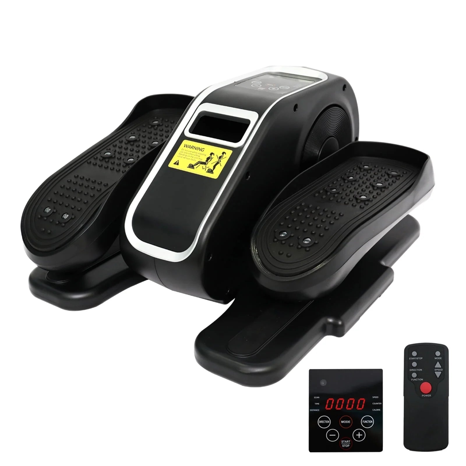 under Desk Elliptical, Portable Seated Elliptical with Remote Control, 12 Adjustable Speeds Ellipse Leg Excerciser, Dual Modes Elliptical Machine for Seniors