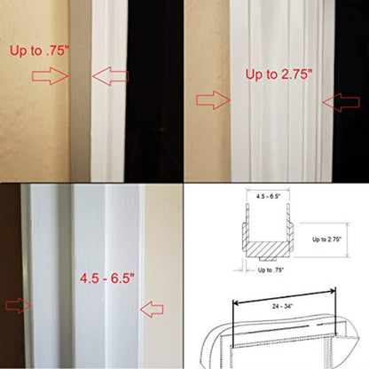 Doorway Pull up Bar Chin up Bar Home Gym Upper Body Trainer Home Fitness Trainer