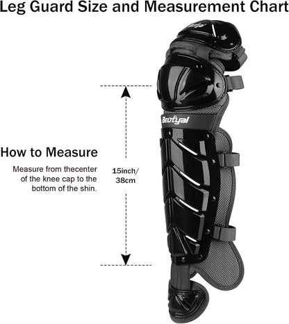 Baseball Softball Catcher Leg Guards Shin Guards for Youth Adult