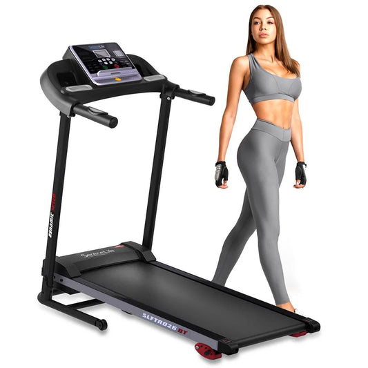 Foldable Treadmill Home Fitness Equipment with LCD for Walking & Running. 12 Mph